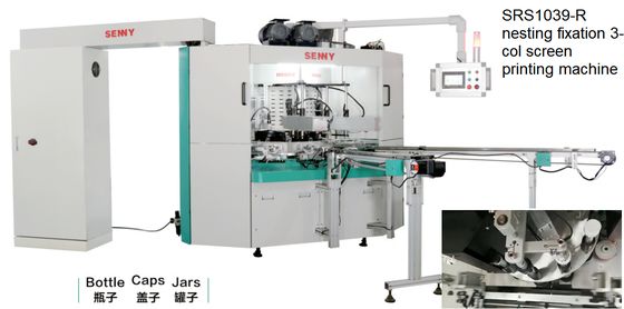 Całkowicie automatyczna maszyna do druku ekranowego UV do małych pojemników