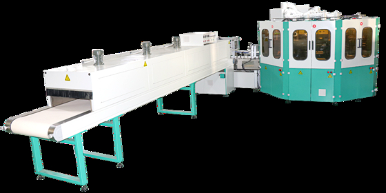 Całkowicie automatyczna drukarka ekranowa butelki do szkła metalowego z tworzyw sztucznych