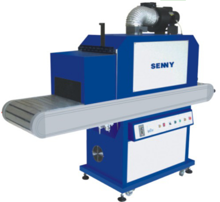 Maszyna do utwardzania UV200RF do pojemników z tworzyw sztucznych z pasem ze stali nierdzewnej