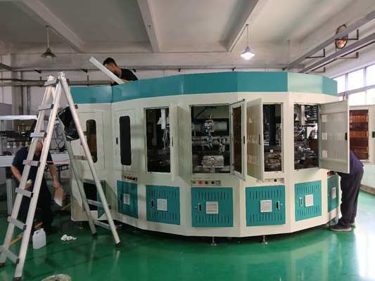Fully Automatic 6 Color Bottle Screen Printer for Plastic Metal Glass