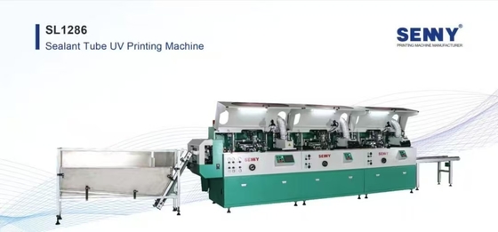 1-8 color 80 pcs/min Sealant Tube Screen UV Printing Machine