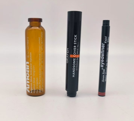 8-stanowiskowa, 1-kolorowa, w pełni automatyczna sitodrukarka do strzykawek/kredek do brwi