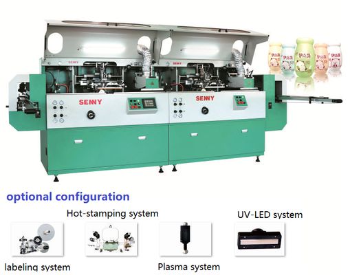Plastic Bottle 1-8 Color 85 Pcs/Min Automatic UV Printing Machine