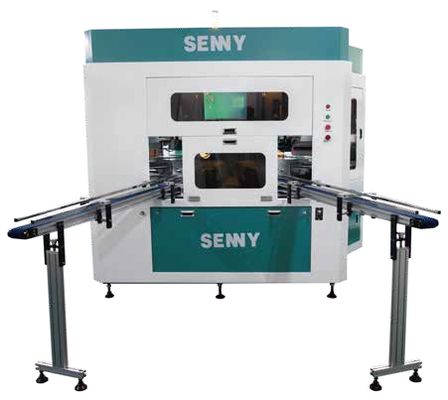 2-Color CNC Container UV Screen Printing Machine 70 Pcs/Min