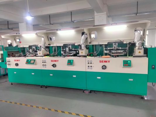 Automatic 1-8 Color Plastic Bottle UV Screen Printing Machine 70pcs/min