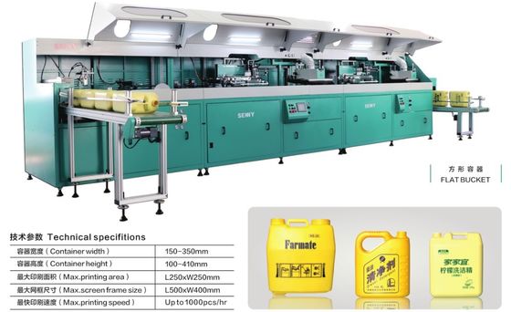 220VAC Maszyna do druku płaskich ekranów półautomatyczna 1200 sztuk/h