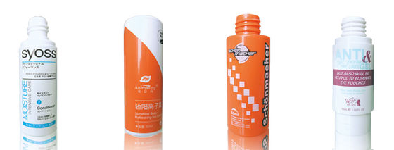 Dostosowane Drukowanie dla Butelek, Słoików i Zakrętek 40 szt./min. 4 Kolory Maszyna do Sitodruku na Tubach