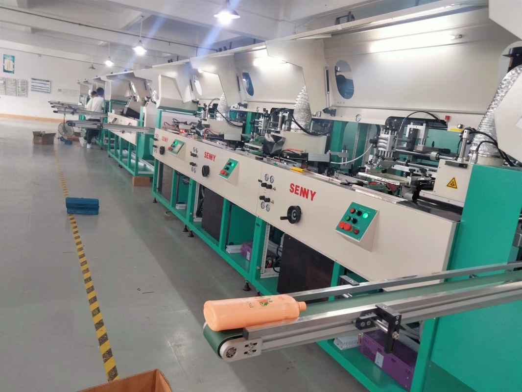Modułowa 1-12 Kolory Różne kształty Plastic Jar And Bottle Screen Printing Machine