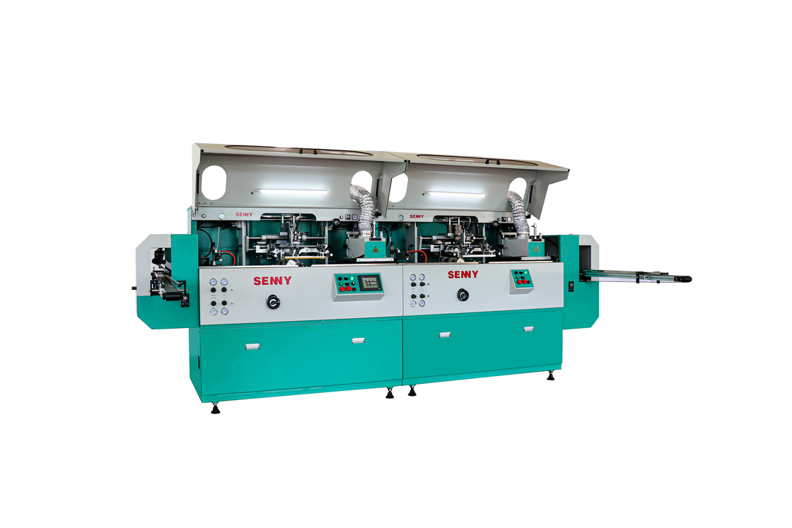 Plastic Sports Drink Bottle Screen Printer 2 Color Linear Silk Screen Printer