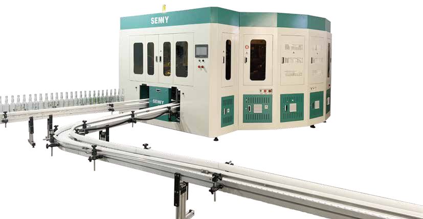 Maszyna do hot-stampingu na szklane butelki 6-kolorowa IR+UV Sitodrukarka