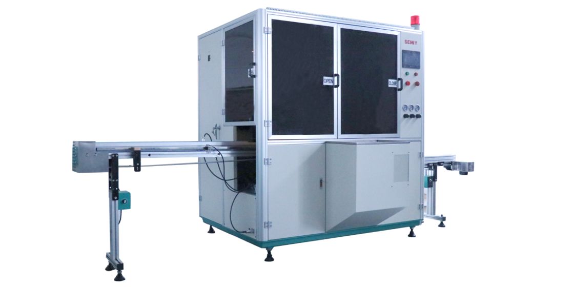 1-kolorowa maszyna do druku ekranowego UV 50 sztuk/min.