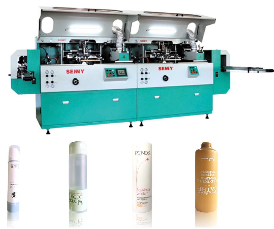 1-8-Color 85 Pcs/Min Plastic Bottle Automatic  UV Printing Machine