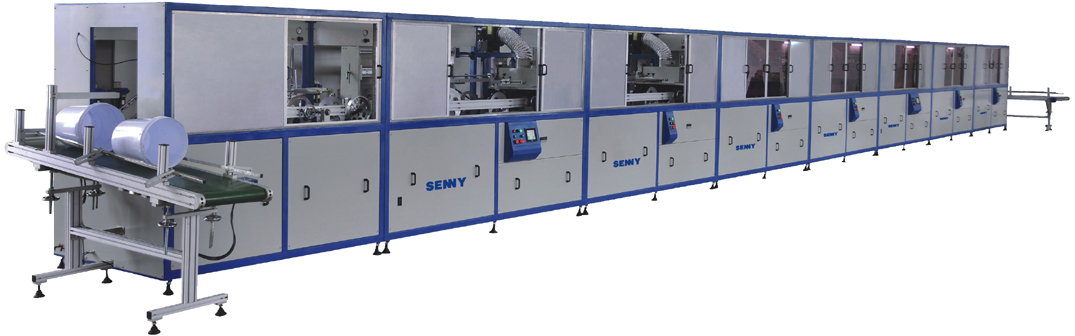 Low Failure Rate Fully Automatic Screen Printing Machine 18pcs/Min Plastic Round Buckets