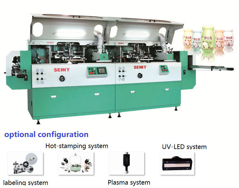 5000 sztuk/hr Maszyna do druku na ekranie z automatycznym wielobarwnym cylindrem 250x200mm Produkt