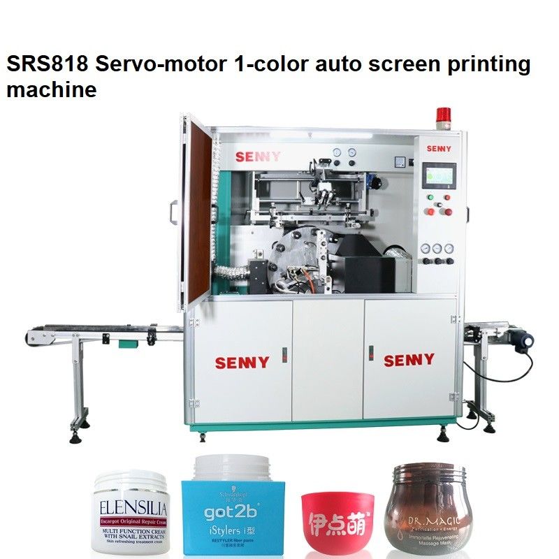 Jednokolorowa 5000 sztuk / godzinę W pełni automatyczna maszyna do sitodruku 250x150mm