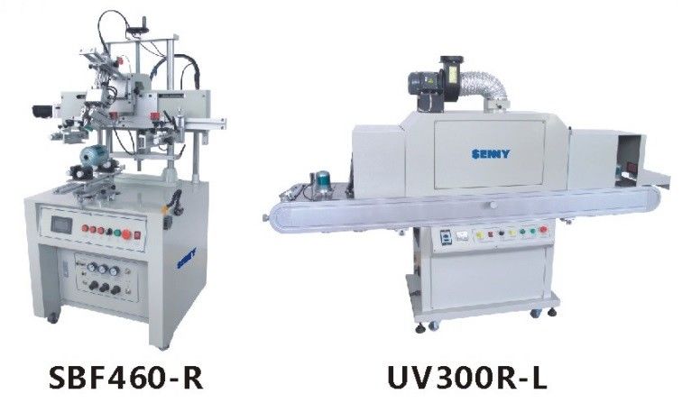 Półautomatyczna maszyna do druku na ekranie jedwabnym, oczyszczalnia UV dla filtrów oleju samochodowego